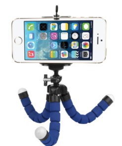 Mini Octopus Tripod Stand Holder for Phone With Phone Clip Mount