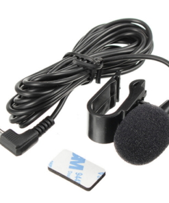 Wired 3.5 mm Stereo Jack Mini Car Microphone External With Clip