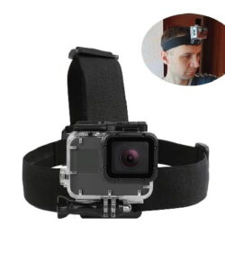SHOOT Elastic Harness Head Strap for GoPro Hero 7 5 6 3 4 Session Sjcam Sj4000 Yi 4K Eken h9 Camera Mount for Go Pro 7 Accessory