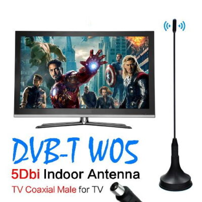 2017 New 5dBi Digital DVB-T TV Antenna Freeview HDTV Antenna Aerial Booster For DVB-T Antena TV HDTV Box