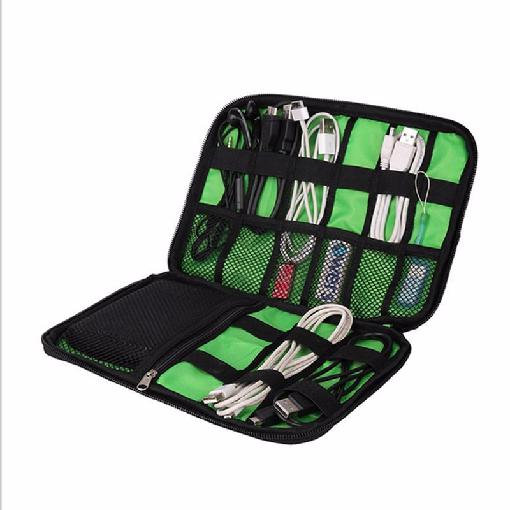 Portable Cable Storage Organizer Bag Waterproof Shockproof Earphone Digital USB Cable Sorting Travel Insert Bags