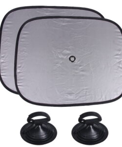2 Pcs Car Window Sun Shade Glass With Suction Cups