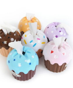 New Lovely Adorable Ice Cream Useful Cupcake Tissue Box Towel Holder Paper Container Dispenser Cover Home Decor