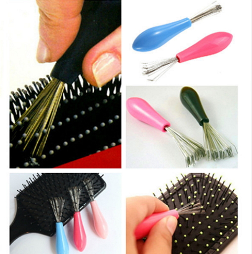 Durable Mini Useful 1PC Hot Sales Comb Cleaner Embeded Tool Pick Salon Home Essential Color Randomly