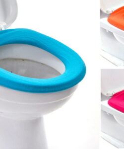 1Pc Household Daily Products Bathroom Toilet Seat Cover O-Shaped Warm Pads Flush Random Color High Quality