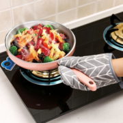 1Pcs Cotton Oven Glove Heatproof Mitten Kitchen Cooking