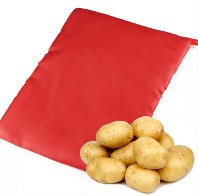 1PC NEW Red Washable Cooker Bag Baked Potato Microwave Quick Fast