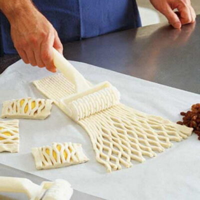 1 Pcs Perfect Baking Lattice Roller Pie Pizza Cookie Cutter Pastry Tools Bakeware Embossing Dough Roller Lattice