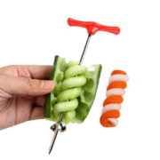 Vegetables Spiral Knife Carving Tool Potato Carrot Cucumber Salad Chopper Manual Spiral Screw Slicer Cutter Spiralizer
