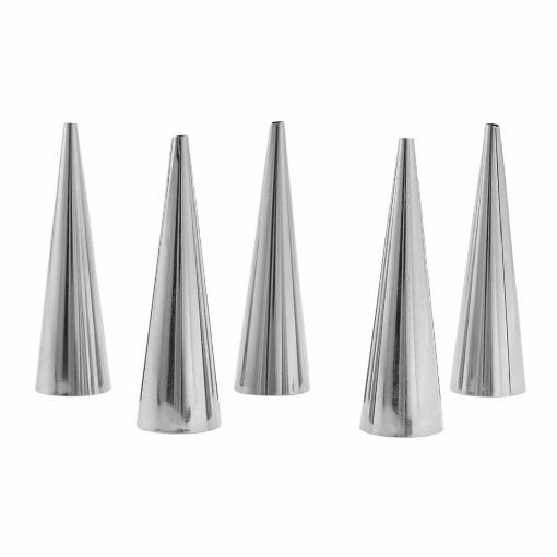 5Pcs/lot DIY Baking Cones Horn Pastry Roll Cake Mold Spiral Baked Croissants Tubes Cookie Dessert Kitchen Baking Tool