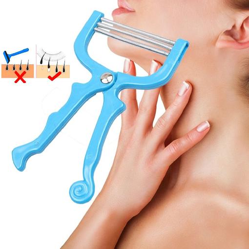 Handheld Facial Hair Removal Threading Spring Rolled Face Beauty Epilator Facial Hair Removal Tool