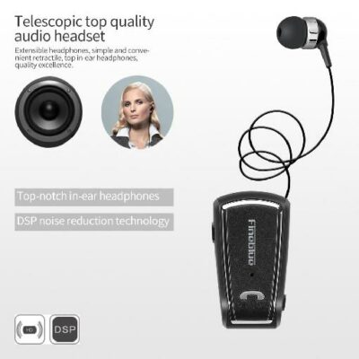 V3 Mini Wireless Driver Stereo Bluetooth 4.0 Headset Retractable Clip Running Earphone for Smartphone Auriculares