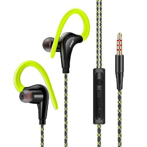 Ear Hook Sport Earphone Super Bass Sweatproof Stereo Headset Sport Headphone for Huawei Galaxy s6 smart phone
