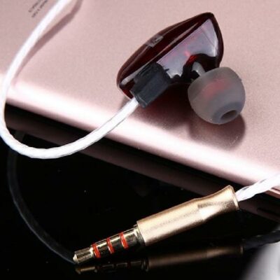 Transparent T01 In-Ear Earphone Subwoofer Stereo Bass Earbuds Headset with Mic for HTC Huawei smart phone