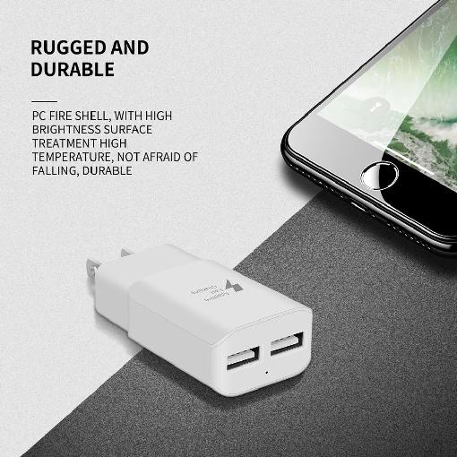 QC 3.0 Dual USB Charger Adapter EU/US Plug 25W max Travel Wall Quick Charge 3.0 Charger 2 USB ports Fast charging For cell phone