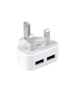 Universal UK wall charger Plug Adapter 5V 2.1A Dual USB ports Travel Charger Charging for iPhone 8 X XR Samsung S9 huawei