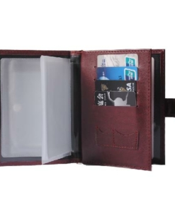 PU Leather Passport Cover Russian Travel Passport Holder Driver License For Document ID Card Holder