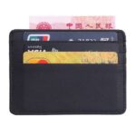 Leather Slim Men Credit Card Holder Brand Designer Card Wallets ID Card Holder Purses tarjetero hombre