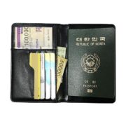 Passport Cover Leather Passport Holder Men Travel Wallet Credit Card Holder Cover for Documents Case
