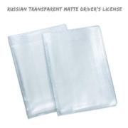 Transparent Inner Pages Pocket for Driver License Cover Folded Documents Credit Holder