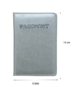 Leather Passport Cover Minimalist Passport Holder Designer Travel Cover Case Brand Business Card Holder