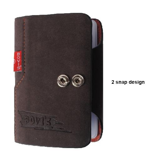 Leather Business Cards Holder Credit Card Cover Bags Hasp Card Organizer Bags Tarjetero