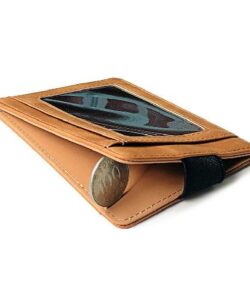 Men Card Holder PU Leather Credit Card Holder Designer Slim Wallet Short Minimalist Coin Purse Organizer