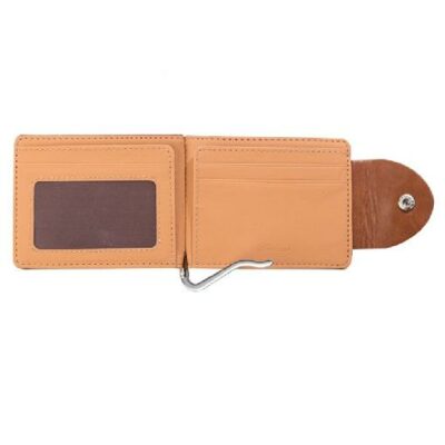 PU Leather Money Clip Metal Men Card Case Slim Cash Clips Metal Clamp for Money Thin Wallet Carteira
